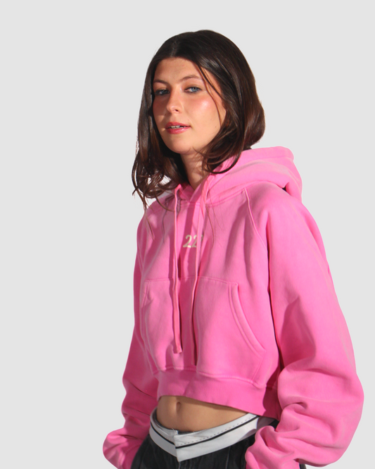 222 Fly Cropped Hoodie